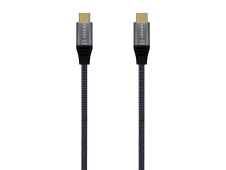 AISENS Cable USB 3.2 Gen2X2 Aluminio 20Gbps 5A 100W E-Mark, Tipo USB-C...