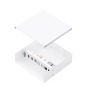 AISENS Caja de Conexiones VGA+Jack 3.5+2xHDMI+2xUSB-B+2xRJ45 Cat.6A STP, Blanco
