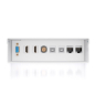 AISENS Caja de Conexiones VGA+Jack 3.5+2xHDMI+2xUSB-B+2xRJ45 Cat.6A STP, Blanco