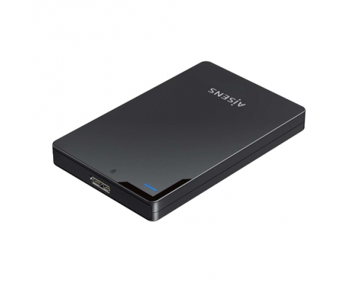 AISENS Caja Externa 2,5â€³ 9.5mm SATA a USB 3.0/USB3.1 Gen1, Negra