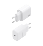 AISENS Cargador GaN 30W, 1xUSB-C PD3.0, Blanco