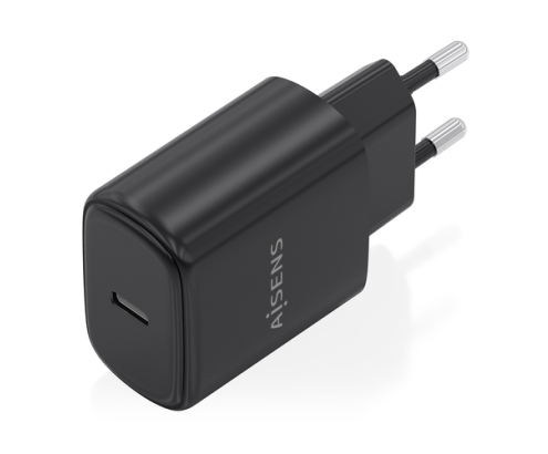 AISENS Cargador GaN 30W, 1xUSB-C PD3.0, Negro