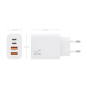 AISENS Cargador GaN 32W, 2xUSB-C PD3.0, 2xUSB-A, Blanco