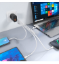 AISENS Cargador GaN 32W, 2xUSB-C PD3.0, 2xUSB-A, Negro