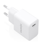 AISENS Cargador GaN USB-C PD3.0 1xUSB-C 20W, Blanco