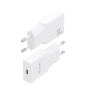 AISENS Cargador Ultra Delgado GaN 20W, 1xUSB-C PD3.0, Blanco