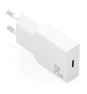 AISENS Cargador Ultra Delgado GaN 25W, 1xUSB-C PD3.0, Blanco