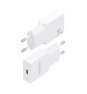 AISENS Cargador Ultra Delgado GaN 25W, 1xUSB-C PD3.0, Blanco