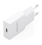 AISENS Cargador Ultra Delgado GaN 30W, 1xUSB-C PD3.0, Blanco