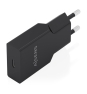 AISENS Cargador Ultra Delgado GaN 30W, 1xUSB-C PD3.0, Negro