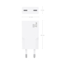 AISENS Cargador Ultra Delgado GaN 30W, 2xUSB-C PD3.0, Blanco