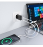 AISENS Cargador Ultra Delgado GaN 30W, 2xUSB-C PD3.0, Negro
