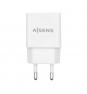 AISENS Cargador USB 10W Alta Eficiencia, 5V/2A, Blanco