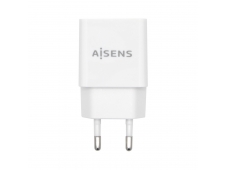 AISENS Cargador USB 10W Alta Eficiencia, 5V/2A, Blanco