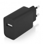 AISENS Cargador USB 10W alta eficiencia, 5V/2A, Negro