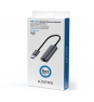AISENS Conversor USB 3.0 A Ethernet Gigabit 10/100/1000 Mbps, Gris, 15cm