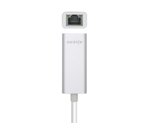 AISENS Conversor USB3.1 Gen1 USB-C A Ethernet Gigabit 10/100/1000 Mbps, 15 cm
