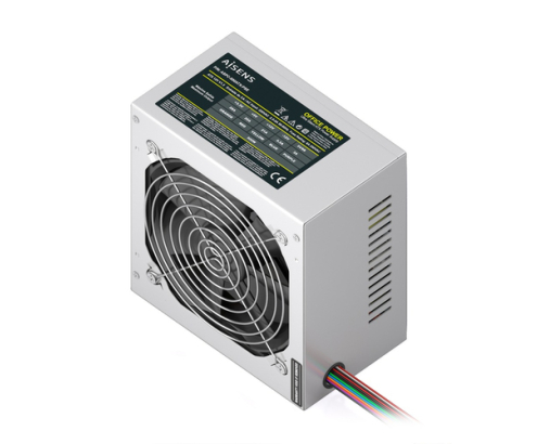 AISENS Fuente Alimentacion ATX 500W con Cable de Alimentacion OEM, Plata