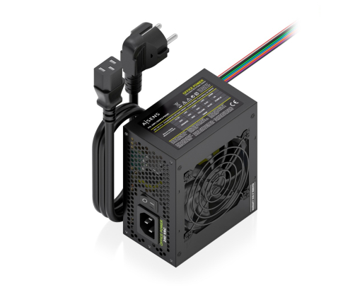 AISENS Fuente Alimentacion SFX 500W con Cable de Alimentacion OEM, Negra