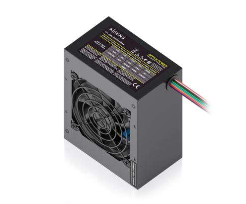 AISENS Fuente Alimentacion SFX 500W con Cable de Alimentacion OEM, Negra