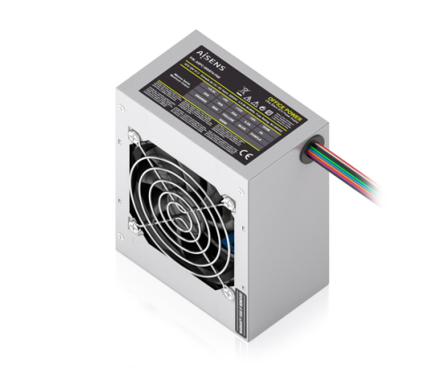 AISENS Fuente Alimentacion SFX 500W con Cable de Alimentacion OEM, Plata