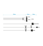 AISENS Fuente Alimentacion TFX 500W con Cable de Alimentacion OEM, Negra