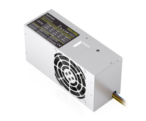 AISENS Fuente Alimentacion TFX 500W con Cable de Alimentacion OEM, Plata