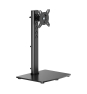 AISENS Soporte de Mesa Con Peana Eco Giratorio e Inclinable para Monitor/TV 12kg de 17-34, Negro