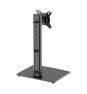 AISENS Soporte de Mesa Con Peana Eco Giratorio e Inclinable para Monitor/TV 12kg de 17-34, Negro