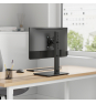 AISENS Soporte de Mesa Con Peana Eco Giratorio e Inclinable para Monitor/TV 12kg de 17-34, Negro