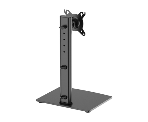 AISENS Soporte de Mesa Con Peana Eco Giratorio e Inclinable para Monitor/TV 12kg de 17-34, Negro