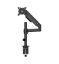AISENS Soporte de Mesa Eco Contrapeso Giratorio e Inclinable para Monitor/TV 9kg (3 Pivotes, 1 Brazo) de 17-32, Negro