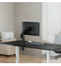 AISENS Soporte de Mesa Eco Contrapeso Giratorio e Inclinable para Monitor/TV 9kg (3 Pivotes, 1 Brazo) de 17-32, Negro
