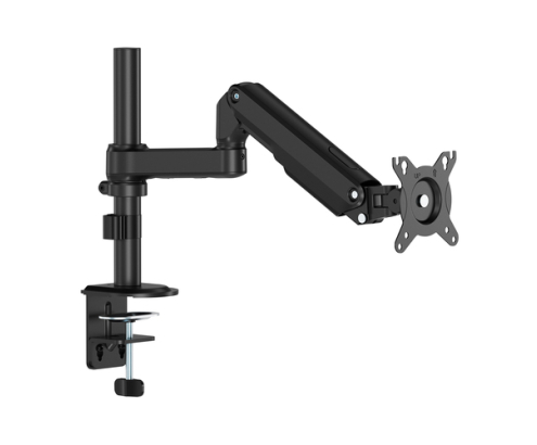 AISENS Soporte de Mesa Eco Contrapeso Giratorio e Inclinable para Monitor/TV 9kg (3 Pivotes, 1 Brazo) de 17-32, Negro