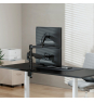 AISENS Soporte de Mesa Eco Contrapeso Giratorio e Inclinable Para Monitor/TV 9kg (3 Pivotes, 2 Brazos) de 17-32