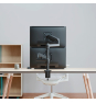 AISENS Soporte de Mesa Eco Contrapeso Giratorio e Inclinable Para Monitor/TV 9kg (3 Pivotes, 2 Brazos) de 17-32