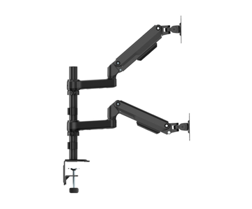 AISENS Soporte de Mesa Eco Contrapeso Giratorio e Inclinable Para Monitor/TV 9kg (3 Pivotes, 2 Brazos) de 17-32