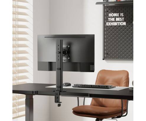AISENS Soporte de Mesa Eco Giratorio e Inclinable para Monitor/TV 12kg de 17-34, Negro
