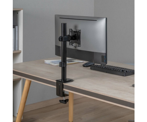 AISENS Soporte de mesa eco giratorio e inclinable para Monitor/tv 9kg de 17-32, Negro