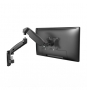 AISENS Soporte De Pared Pro Contrapeso Giratorio E Inclinable Para Monitor/tv 9kg (3 Pivotes, 1 Brazo) De 17-32, Negro