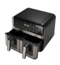 Aiwa AFR-9000 Doble 9 L Independiente 2400 W Freidora de aire caliente Negro
