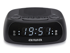 Aiwa CR-09J despertador Reloj despertador digital Negro