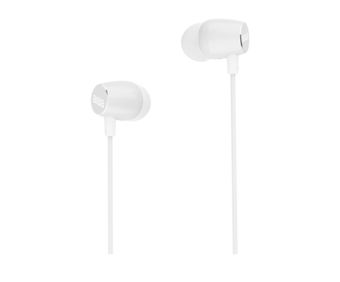 Aiwa ESTM-20WT auricular y casco Auriculares Alámbrico Dentro de oído Llamadas/Música/Deporte/Uso diario Blanco