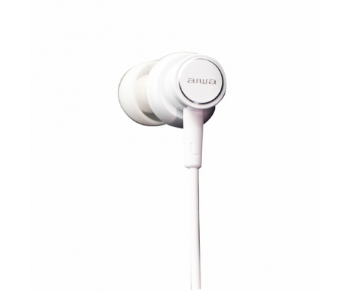 Aiwa ESTM-500WT auricular y casco Auriculares Alámbrico Dentro de oÍ­do Música Blanco