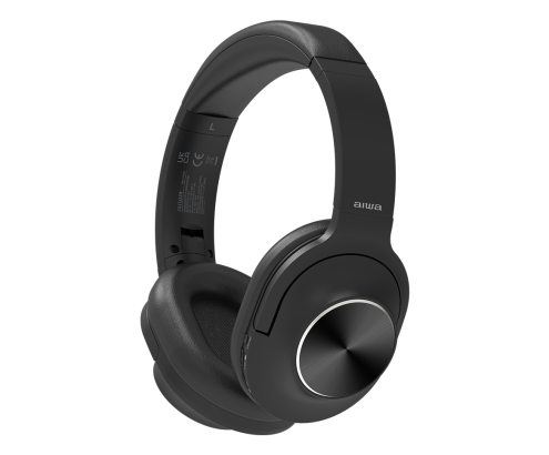 Aiwa HST-220BT auricular y casco Auriculares Inalámbrico y alámbrico Diadema Música USB Tipo C Bluetooth Negro