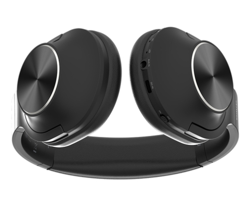 Aiwa HST-220BT auricular y casco Auriculares Inalámbrico y alámbrico Diadema Música USB Tipo C Bluetooth Negro