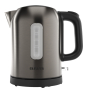 Aiwa KOTAN tetera eléctrica 1 L 2200 W Acero inoxidable, Negro