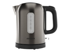 Aiwa KOTAN tetera eléctrica 1 L 2200 W Acero inoxidable, Negro