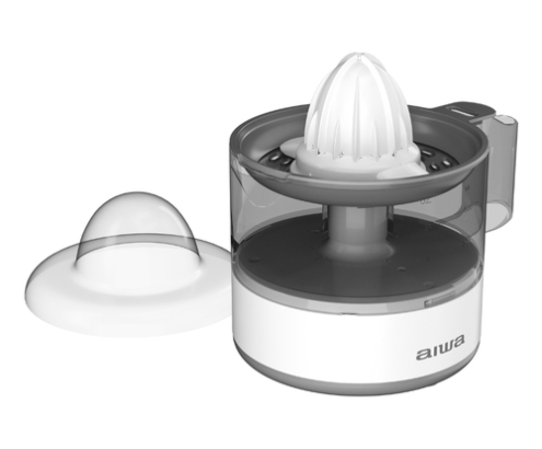 Aiwa MIKAN prensa de cítricos eléctricos 30 W Gris, Blanco