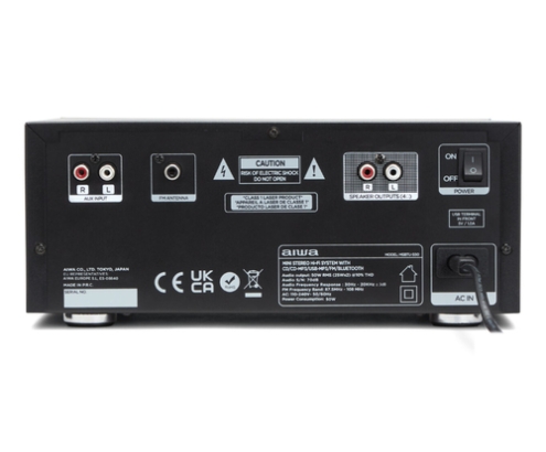Aiwa MSBTU-550 sistema de audio para el hogar Microcadena de música para uso doméstico 50 W Negro